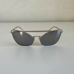 Grey Ant CHAT Mirrored Cat-Eye Aviator Silver Sunglasses